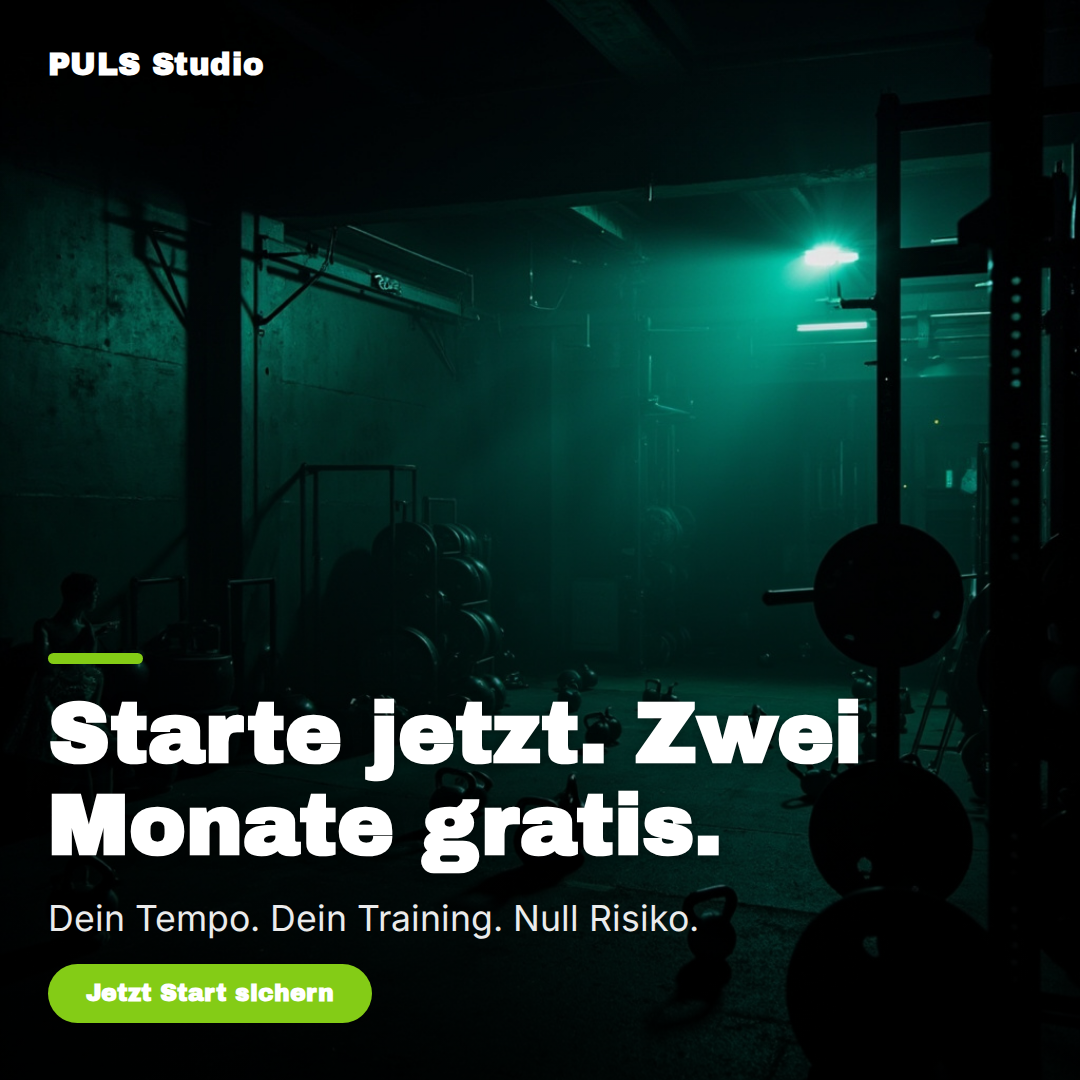Social-Post für PULS Studio (Fitness)