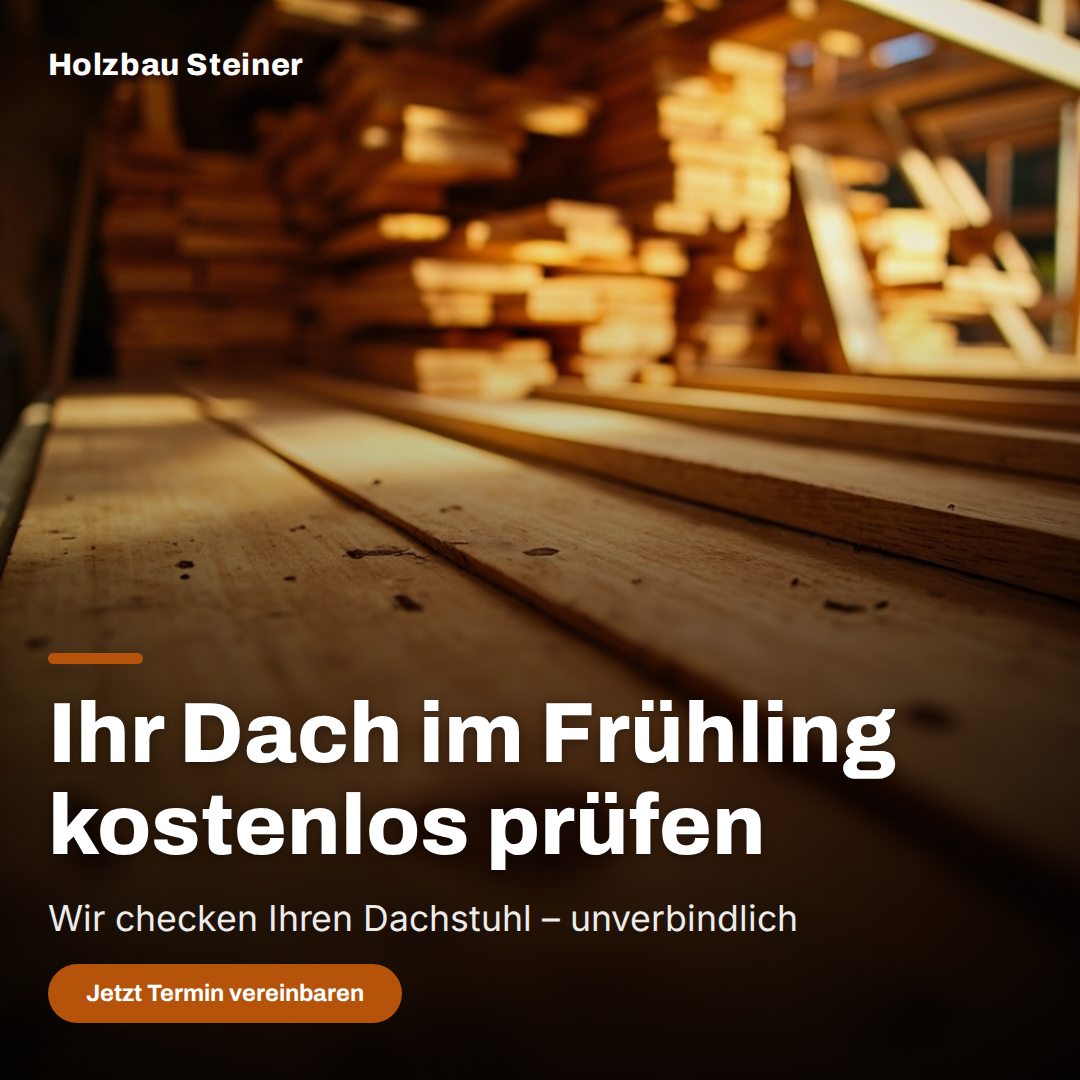 Generierter Social-Post für Holzbau Steiner