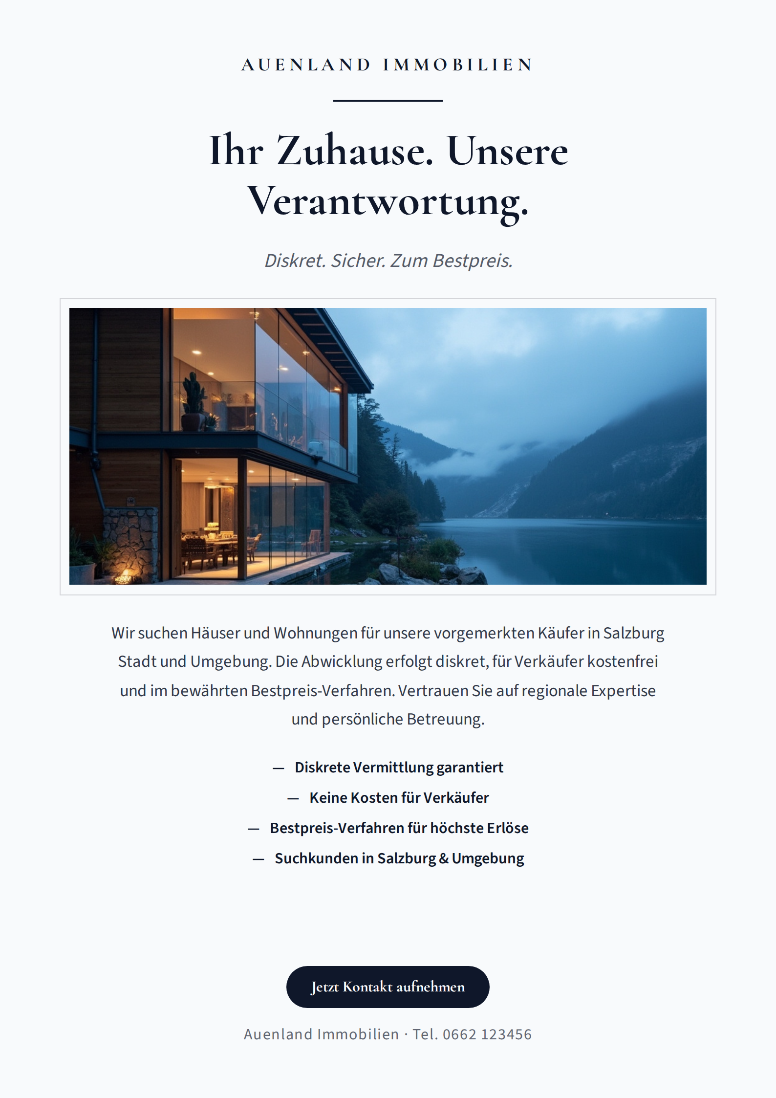 Flyer A4 für Auenland Immobilien (Immobilien)